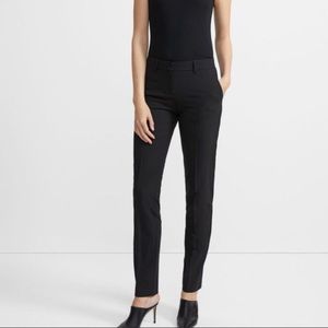 Theory Superslim Wool Poplin Dress Pants